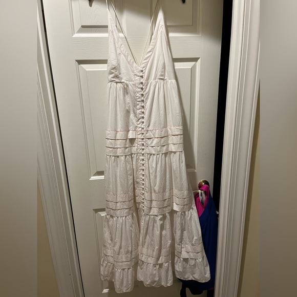 Anthropologie Maeve Deep V-Neck Dress - Picture 4 of 12